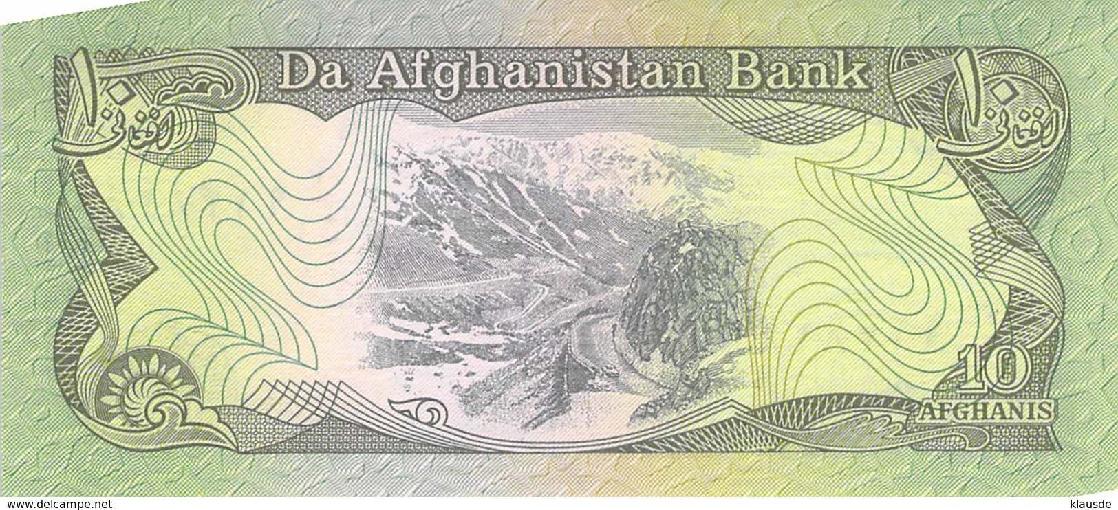10 Afghanis 1979 Afghanistan - Afghanistan