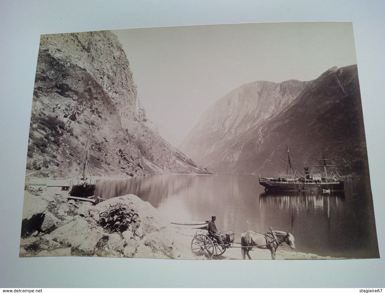 MAGNIFIQUE ALBUM PHOTO VOYAGE EN SCANDINAVIE 1898 TRES BELLES PHOTOGRAPHIES