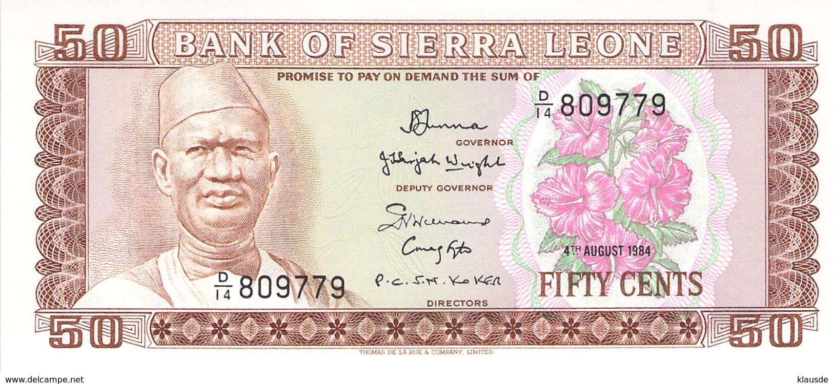 50 Cent Sierra Leone 1979 - Sierra Leone