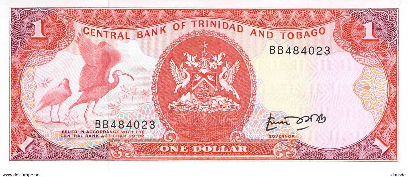 1 Dollar Trinidad Und Tobago 1964 - Trinité & Tobago
