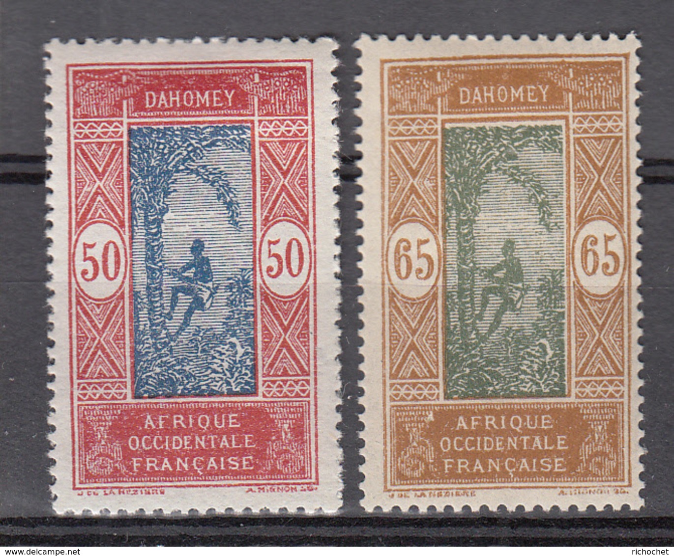 Dahomey - 70 + 76 * - Unused Stamps