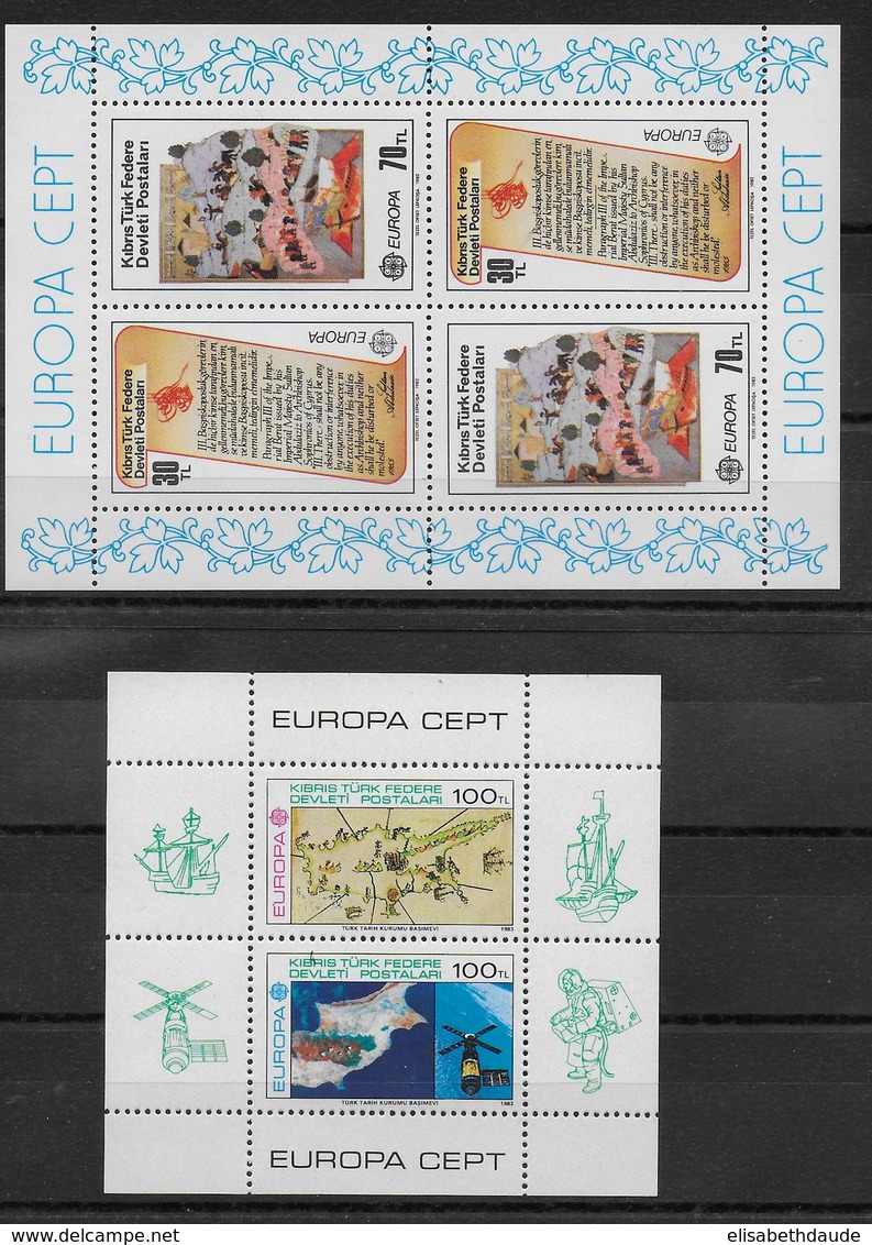 CHYPRE TURC - BLOC N°3+4 ** EUROPA - COTE = 47 EUROS - - Nuovi