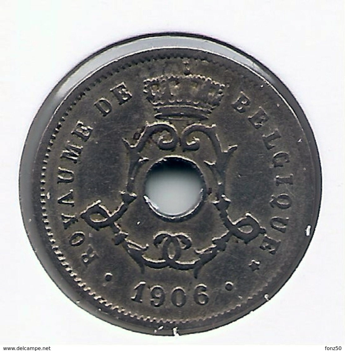 LEOPOLD II  * 5 Cent 1906 Frans * Nr 5198 - 5 Centimes