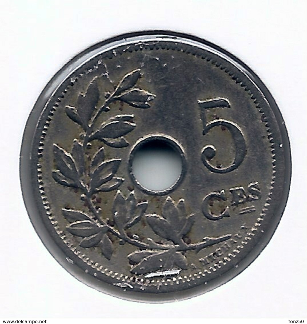 LEOPOLD II  * 5 Cent 1906 Frans * Nr 5198 - 5 Centimes