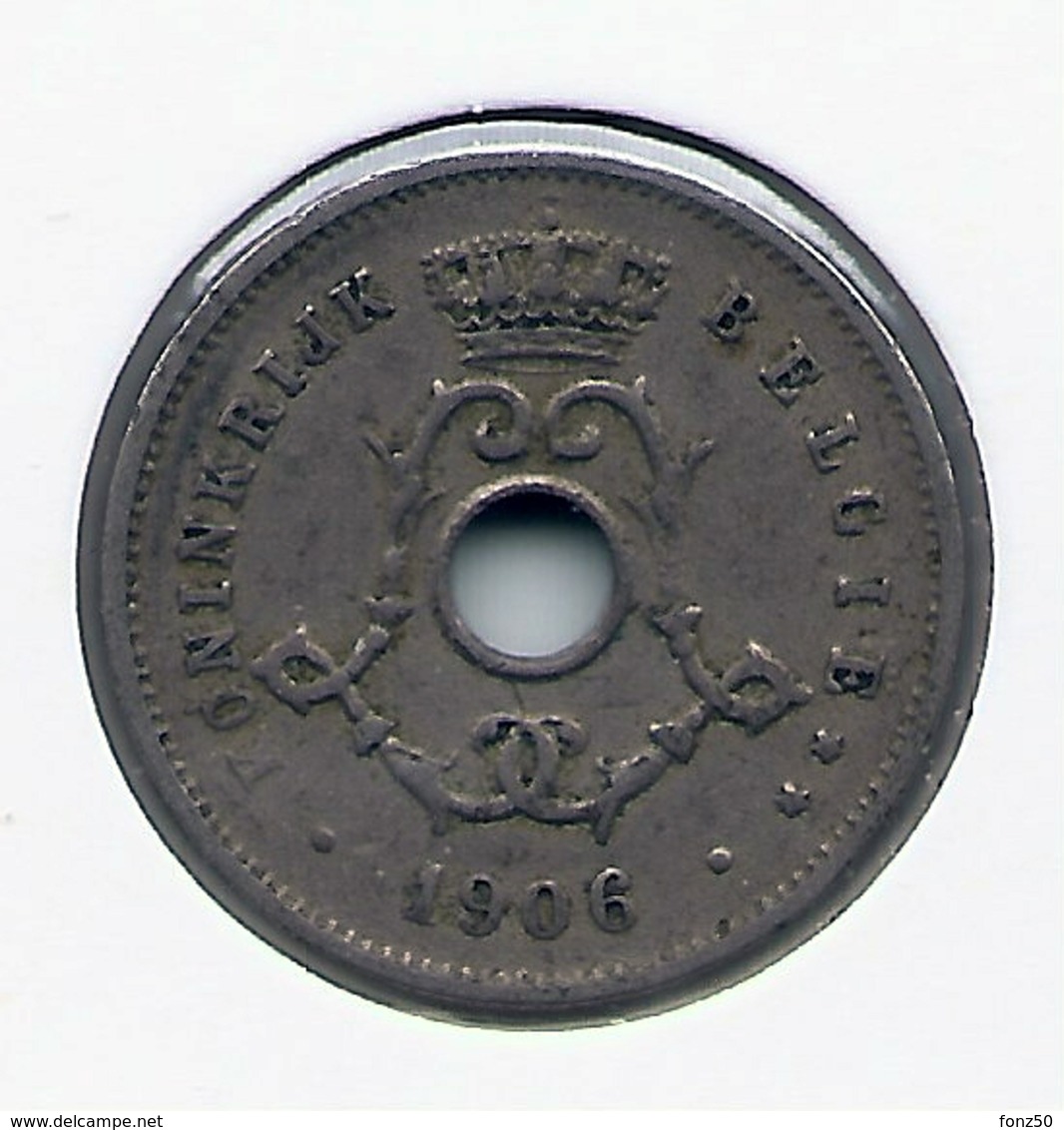 LEOPOLD II  * 5 Cent 1906 Vlaams * Nr 5199 - 5 Cents