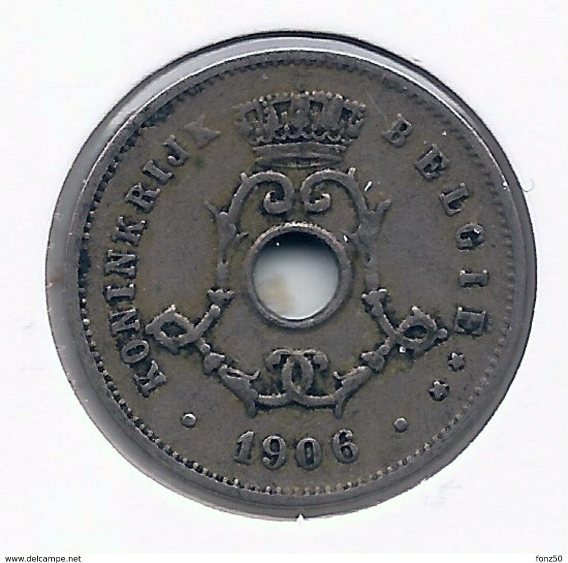 LEOPOLD II  * 5 Cent 1906 Vlaams * Nr 5202 - 5 Cents