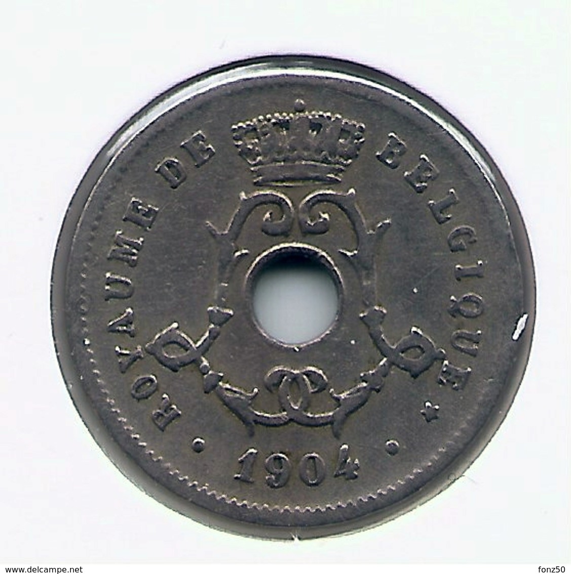 LEOPOLD II  * 5 Cent 1904 Frans * Nr 5208 - 5 Centimes