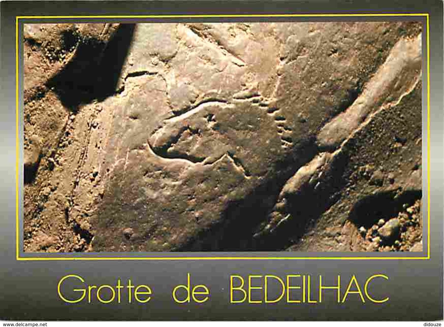 09 - Ariège - Grotte Préhistorique De Bedeilhac - Gravure Sur Argile, Tête De Cheval. Salle Terminale. Période Magdaléni - Other & Unclassified