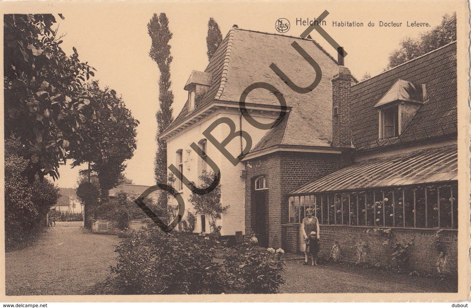 Postkaart/Carte Postale HELKIJN/HELCHIN Habitation Du Docteur Lefevre (O111) - Espierres-Helchin - Spiere-Helkijn