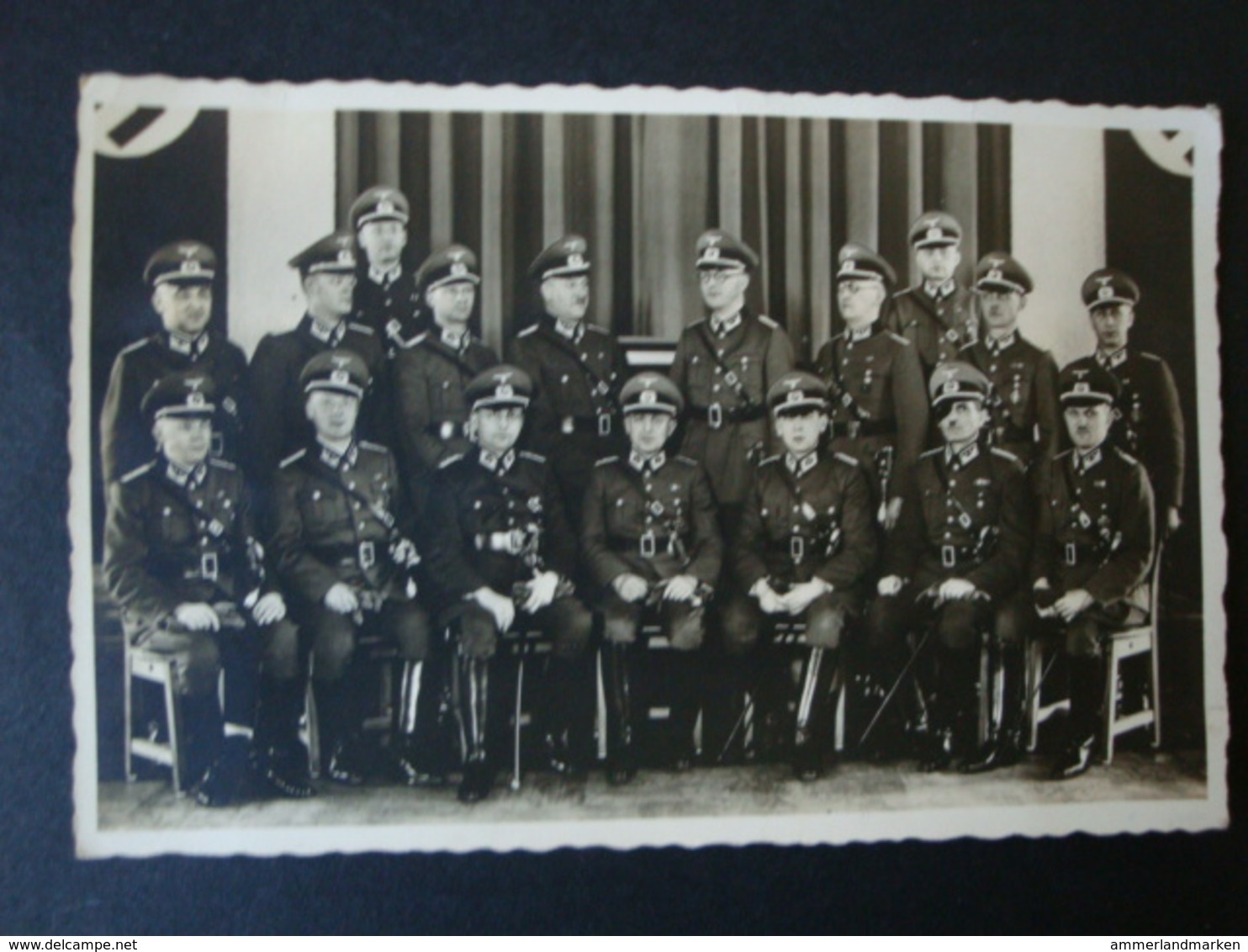 2. WK., Original Foto, Fotokarte, Gruppenfoto 3 EK 1 Träger Und Andere Orden, Lehrkörper Der Zollschule, Berlin 1938 !!! - Dokumente