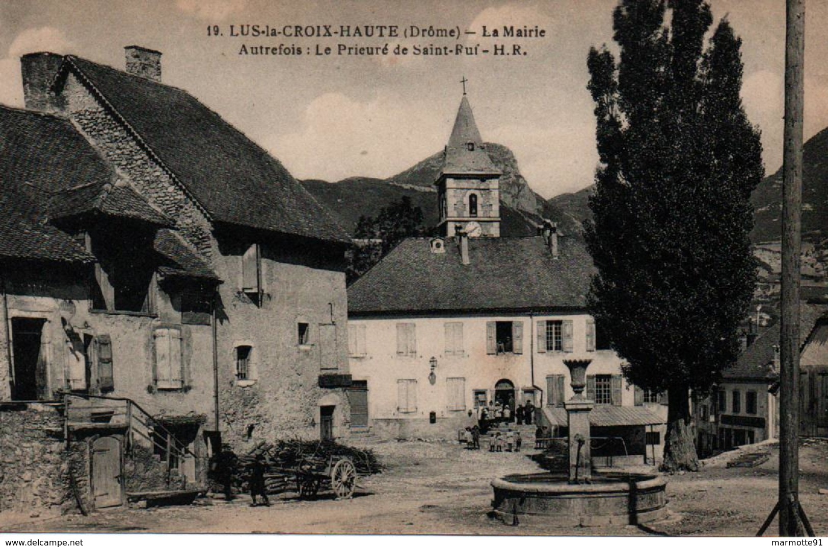 LUS LA CROIX HAUTE DROME PLACE DE LA MAIRIE - Autres & Non Classés