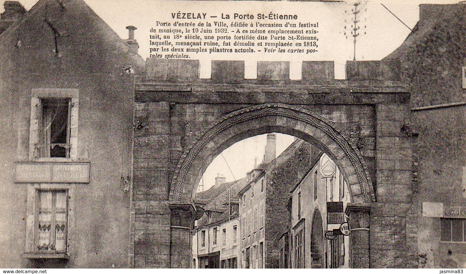 Vézelay- La Porte St-Etienne - Vezelay