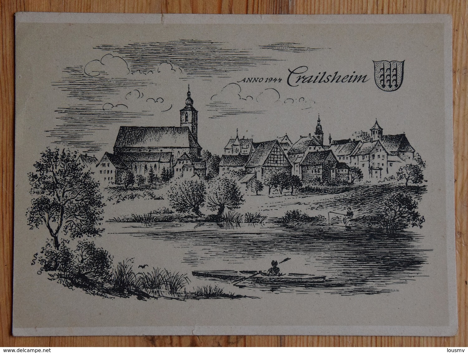 Crailsheim - Anno 1944 - Ludwig Scäfter-Grohe - Württembergische Städtebilder Aus Alten Und Neuen Tagen - (n°14574) - Crailsheim