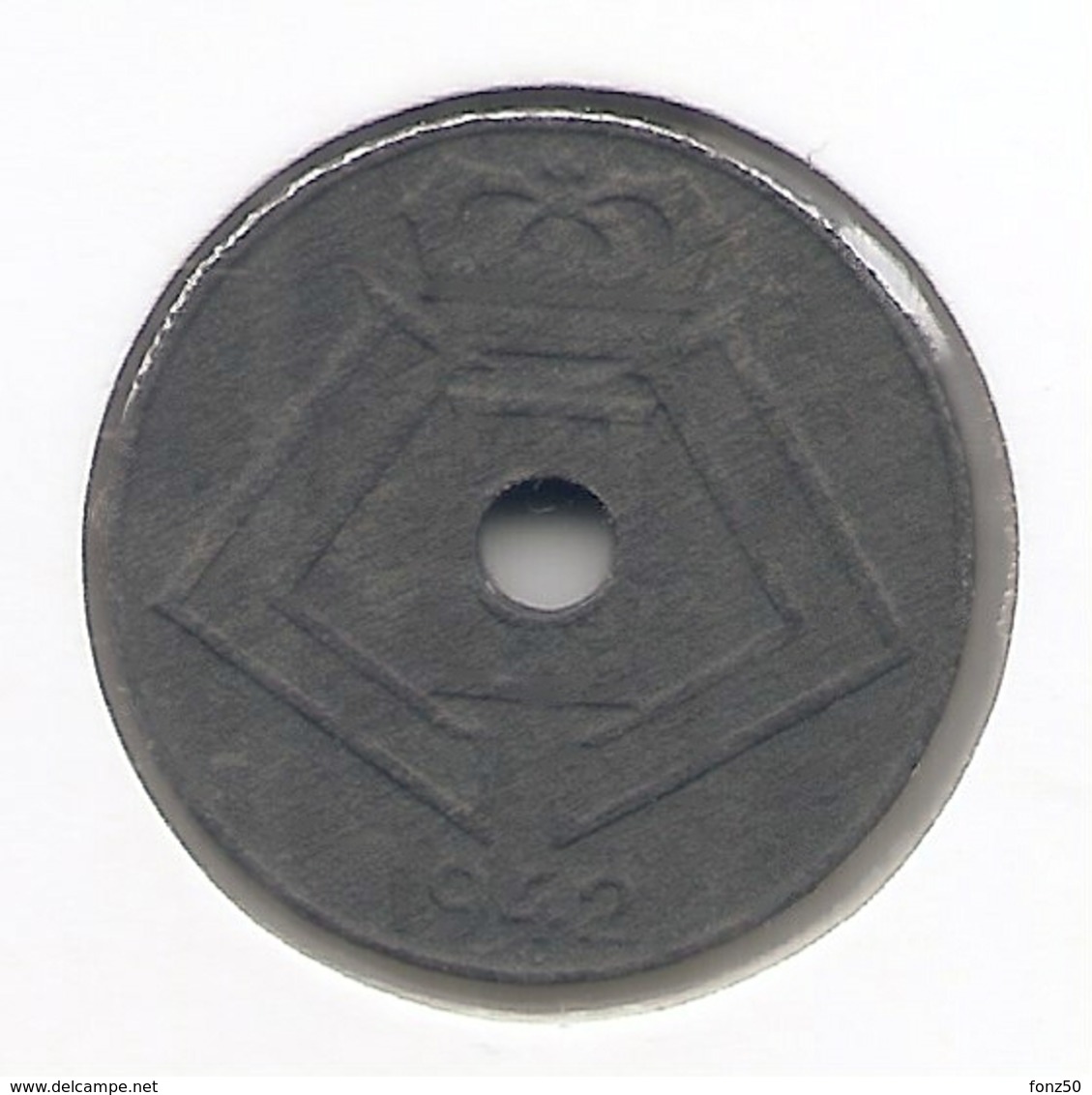 LEOPOLD III * 5 Cent 1942 Vlaams/frans * ZINK * Nr 5227 - 5 Cents