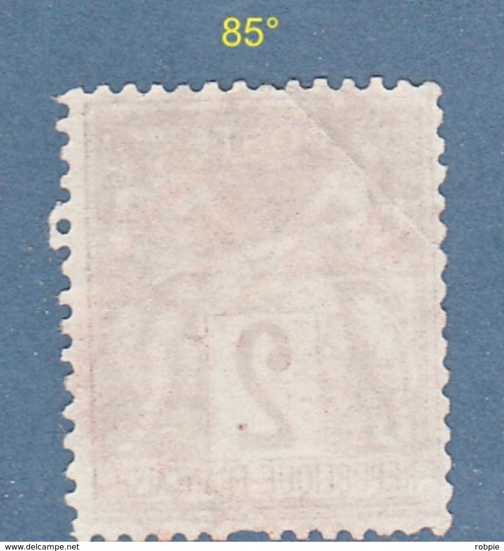 N° 85° Sage Type II  Oblitérés  Cachet Rouge - 1876-1898 Sage (Type II)