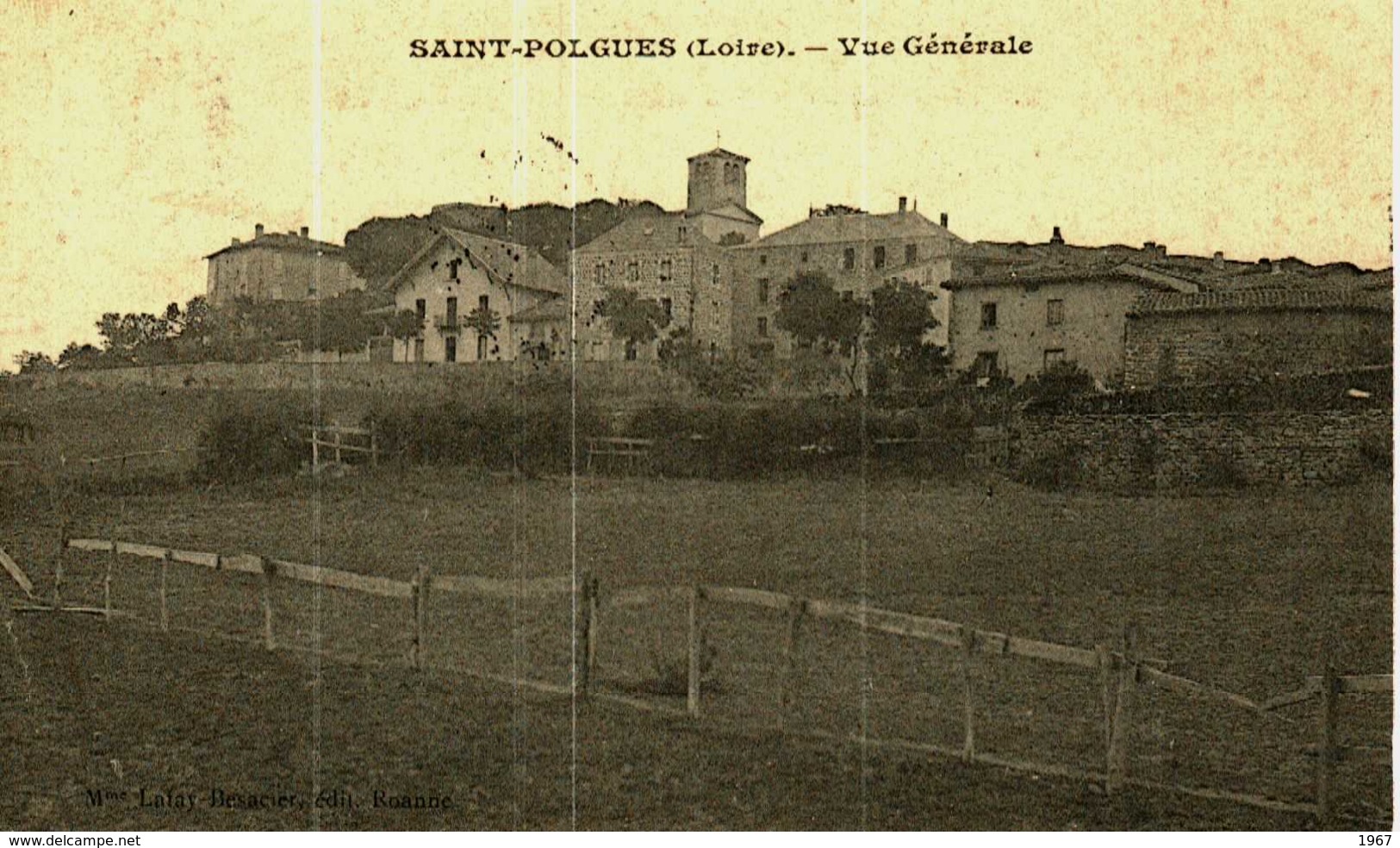 CPA  (42)      SAINT-POLGUES  -    Vue Générale - Otros & Sin Clasificación