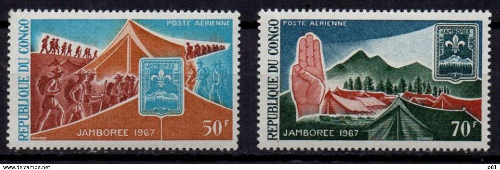 Congo - Brazzaville YT PA 60-61 XX/MNH Scoutisme - Ungebraucht