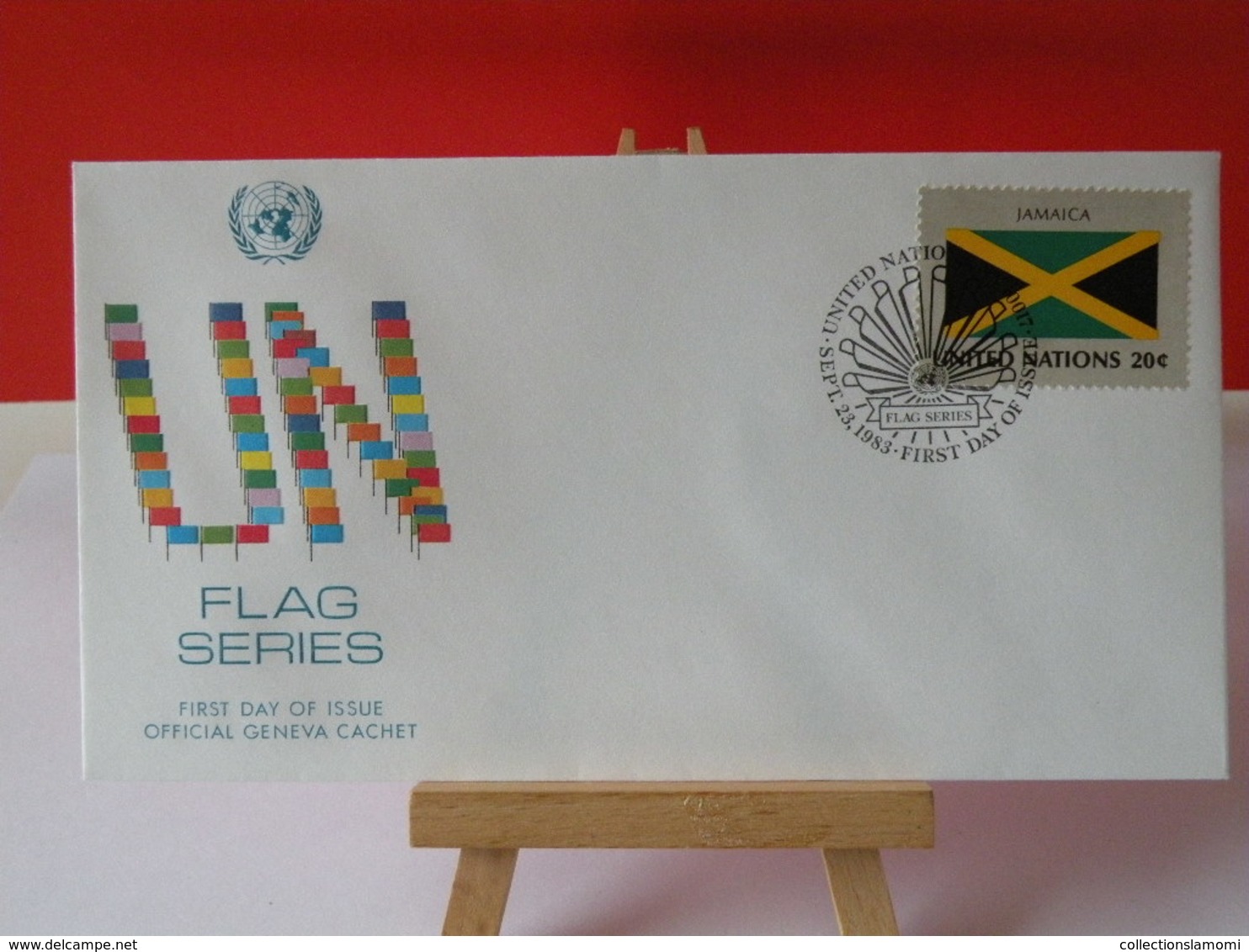 Nations Unies > Office De Genève - Jamaïca (Jamaïque) - 23.9.1983 - FDC 1er Jour - Lettres & Documents