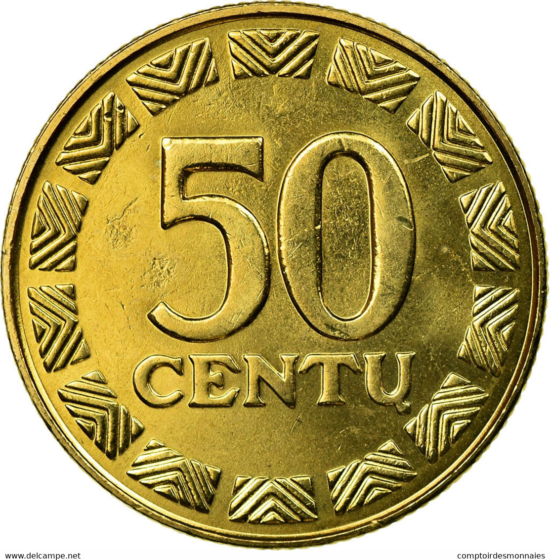 Monnaie, Lithuania, 50 Centu, 2000, SUP, Nickel-brass, KM:108 - Litouwen