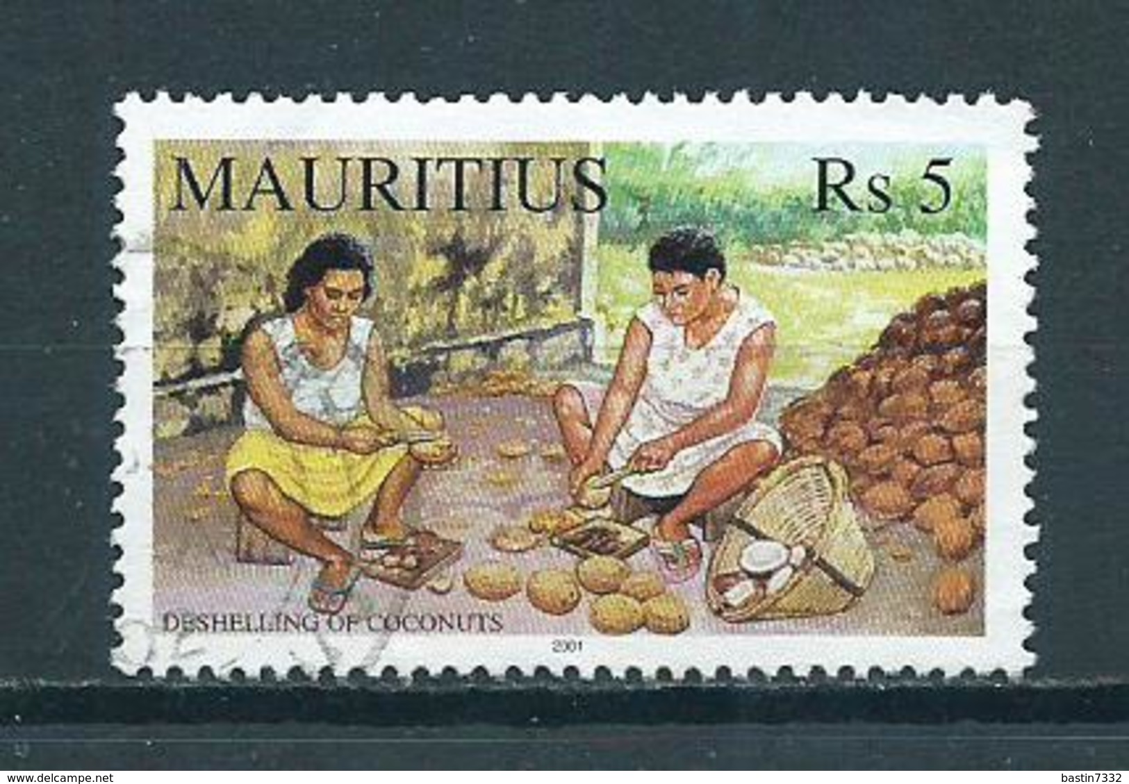 2001 Mauritius Cocunuts Used/gebruikt/oblitere - Mauritius (1968-...)