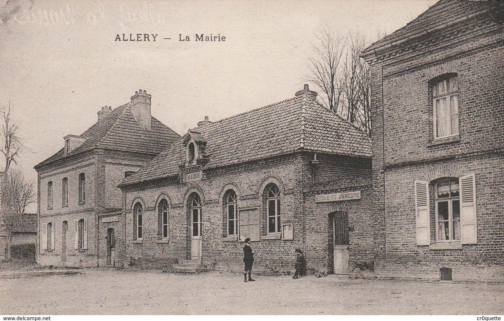 80270 ALLERY - LA MAIRIE Vers 1910 - Other & Unclassified