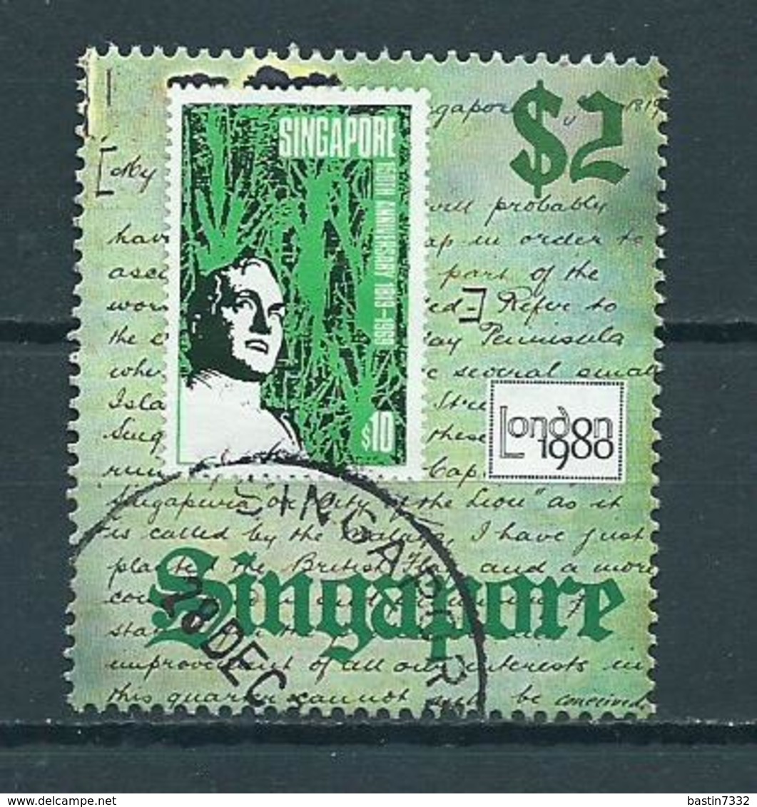 1980 Singapore $2 London Stamp Show Used/gebruikt/oblitere - Singapore (1959-...)