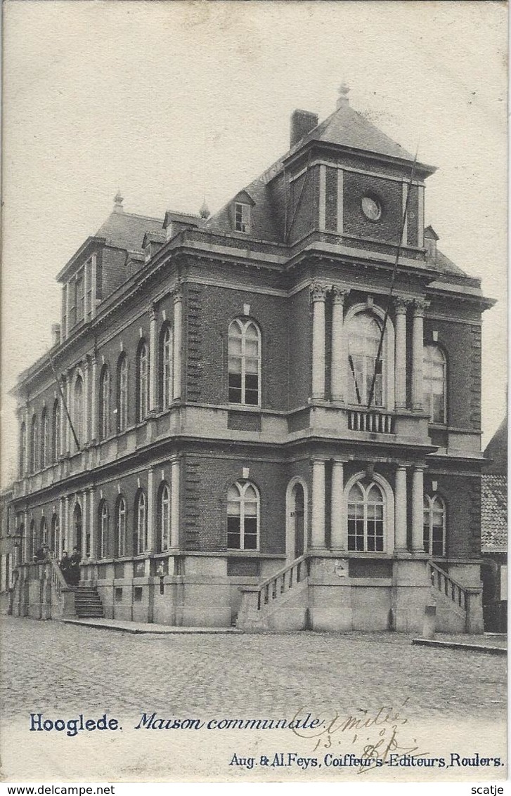 Hooglede.   Maison Communale.    1903   Naar   Gand - Hooglede