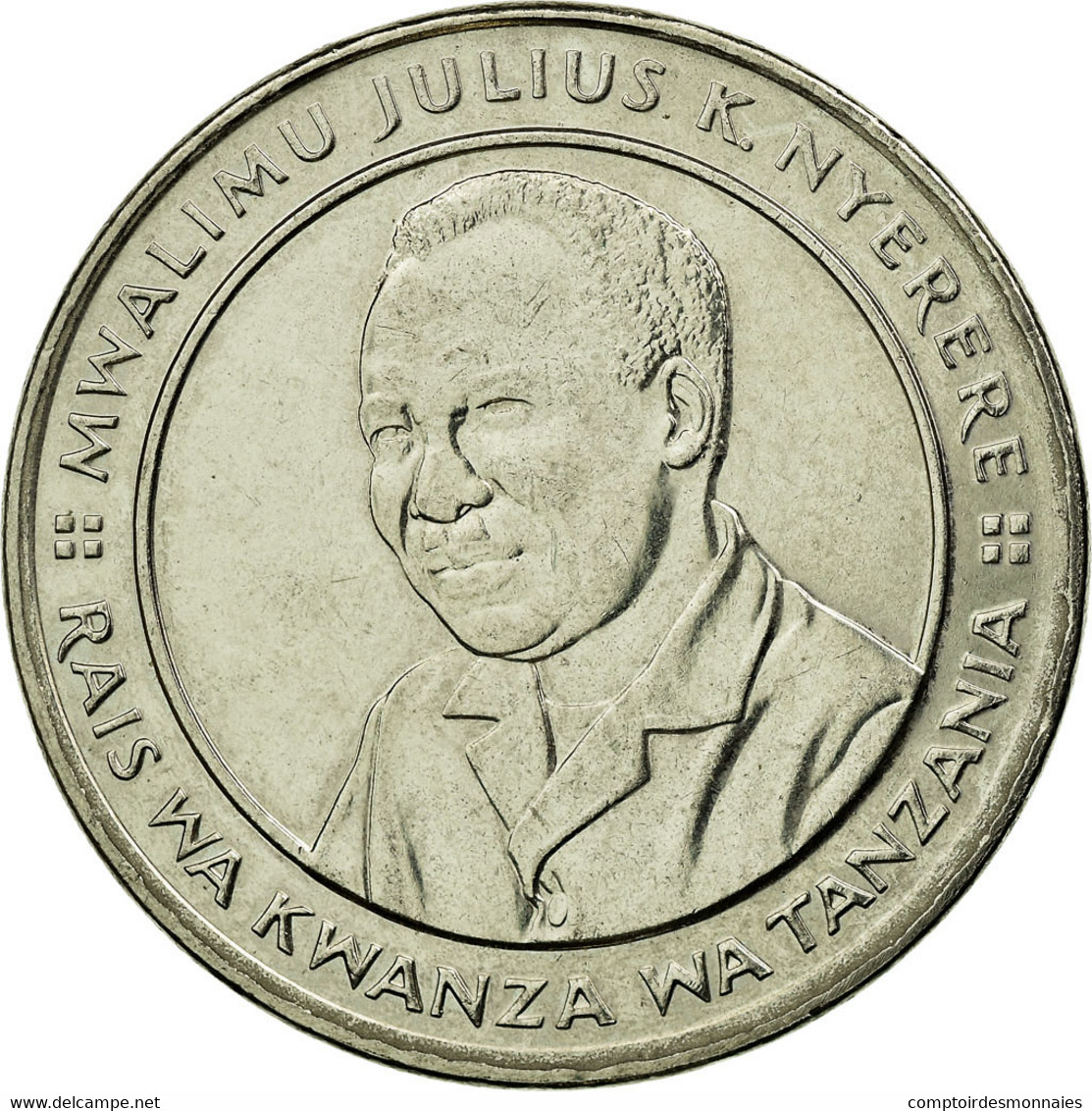 Monnaie, Tanzania, 10 Shilingi, 1993, TTB, Nickel Clad Steel, KM:20a - Tanzanie