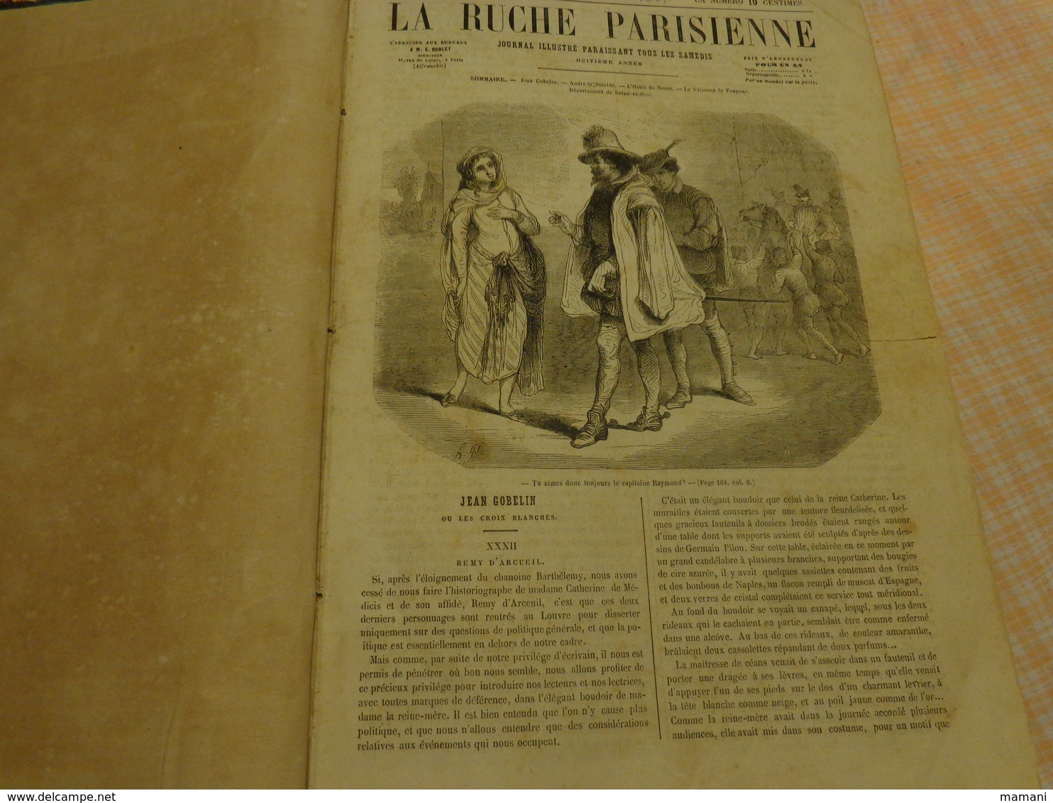 Revue La Ruche Parisienne Reliee Du 02/01/1864 N°375 Au 15/10/1864 N°416 - Tijdschriften - Voor 1900