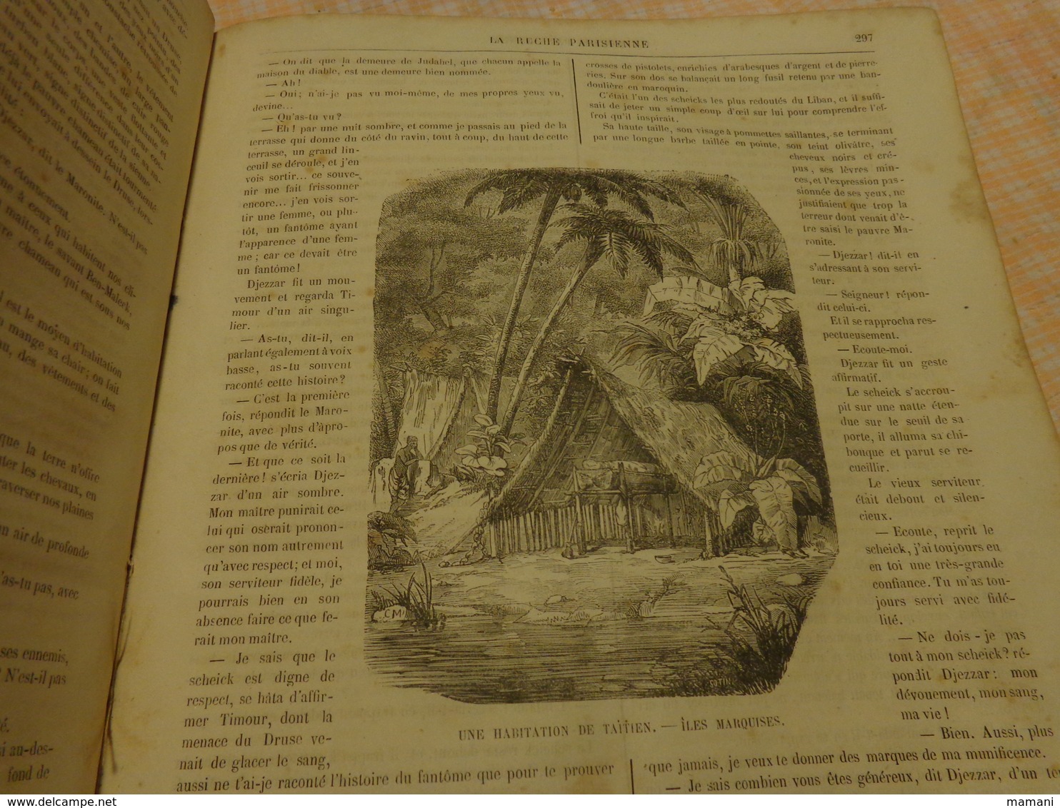 revue la ruche parisienne reliee du 02/01/1864 n°375 au 15/10/1864 n°416