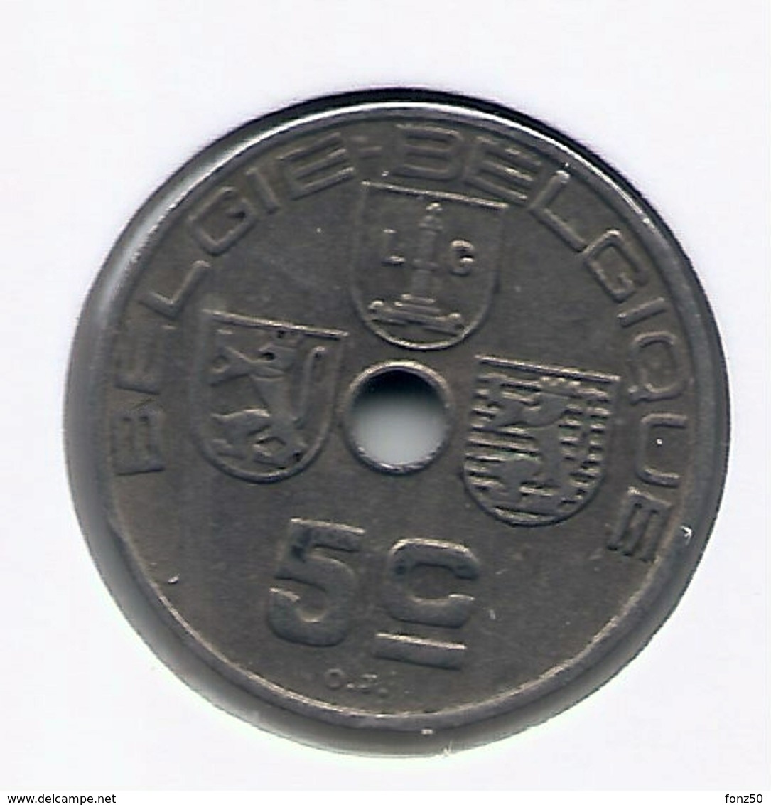 LEOPOLD III * 5 Cent 1940 Vlaams/frans * Nr 5252 - 5 Centimos