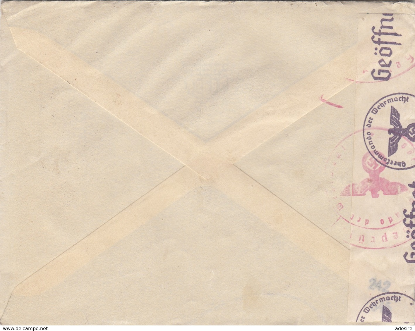 UNGARN 1940 - 3 Fach MIF Auf Zensur-Brief Gel. Budapest > Wien, Brief Mit Inhalt - Briefe U. Dokumente