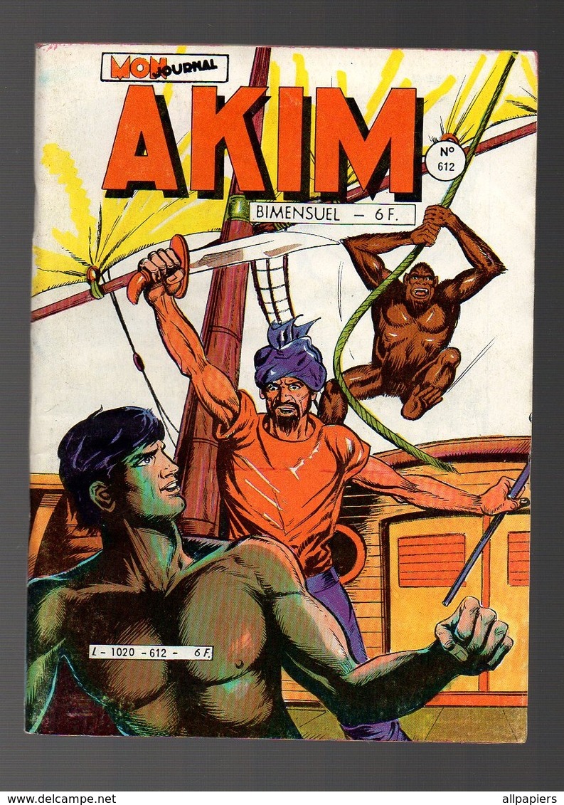 Petit Format Akim N°612 L'arbre Des Géants - Jimmy - Klip Et Klop De 1985 - Mon Journal