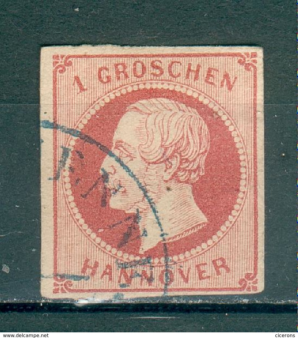 ALLEMAGNE ; HANOVRE ; 1859-63 ; Y&T N° 17 ; Oblitéré - Hanovre