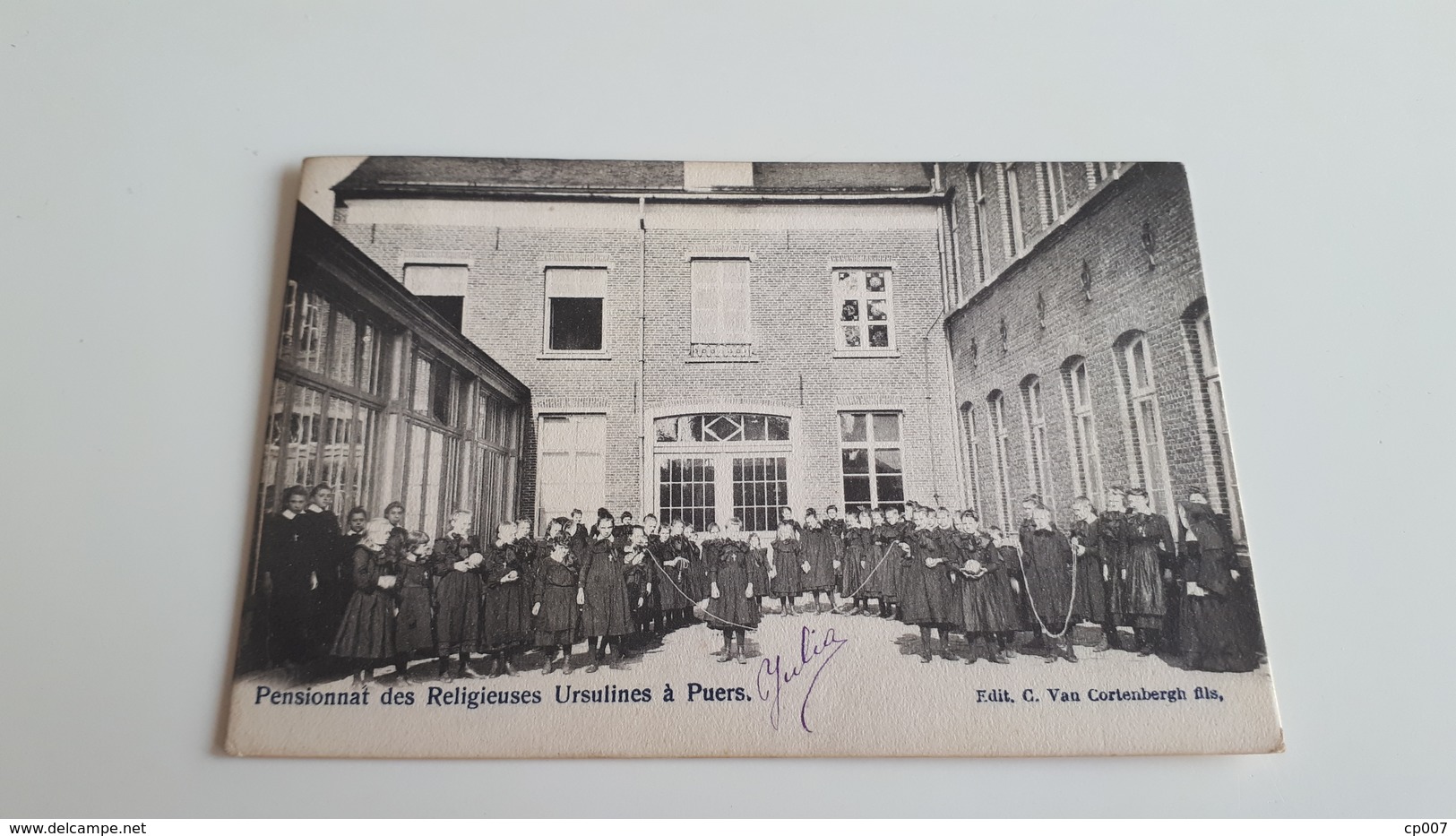 *Pensionnat Des Religieuses Ursulines à PUERS  Oblitéré En 1908 - Puurs