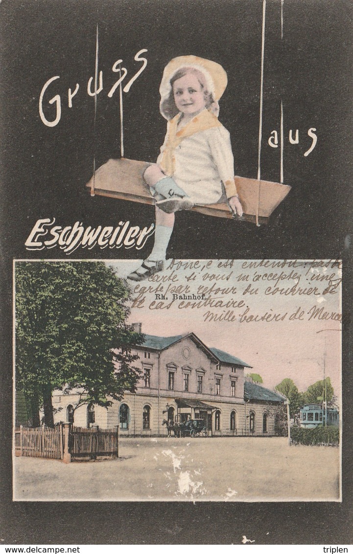 Gruss Aus Eschweiler - Rh. Bahnhof - Eschweiler