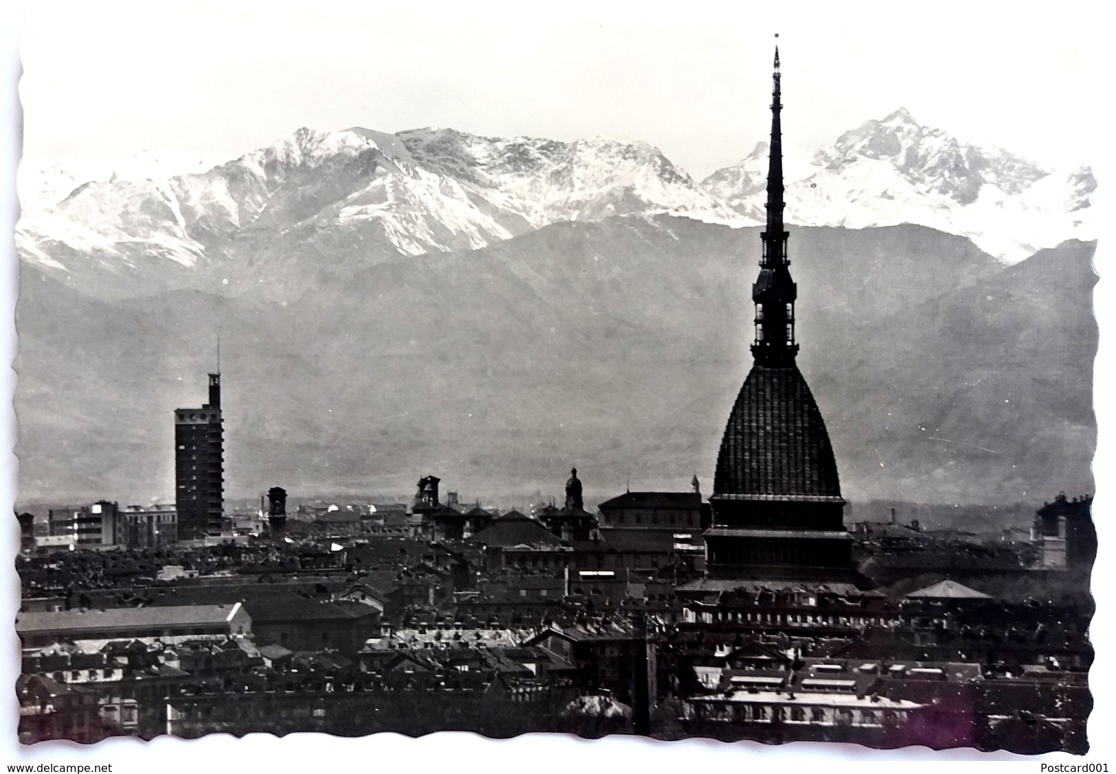#697   Panorama View Of TORINO (Turin) - Piemonte, ITALY - Postcard - Mole Antonelliana