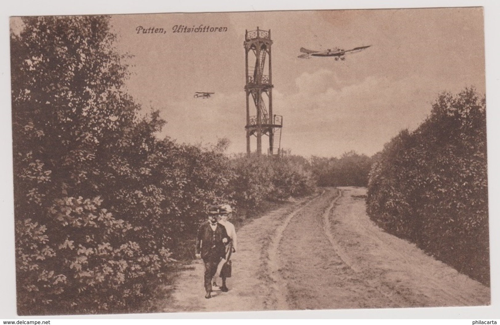 Putten - Uitzichttoren Met Fakeflyer - 1927 - Putten