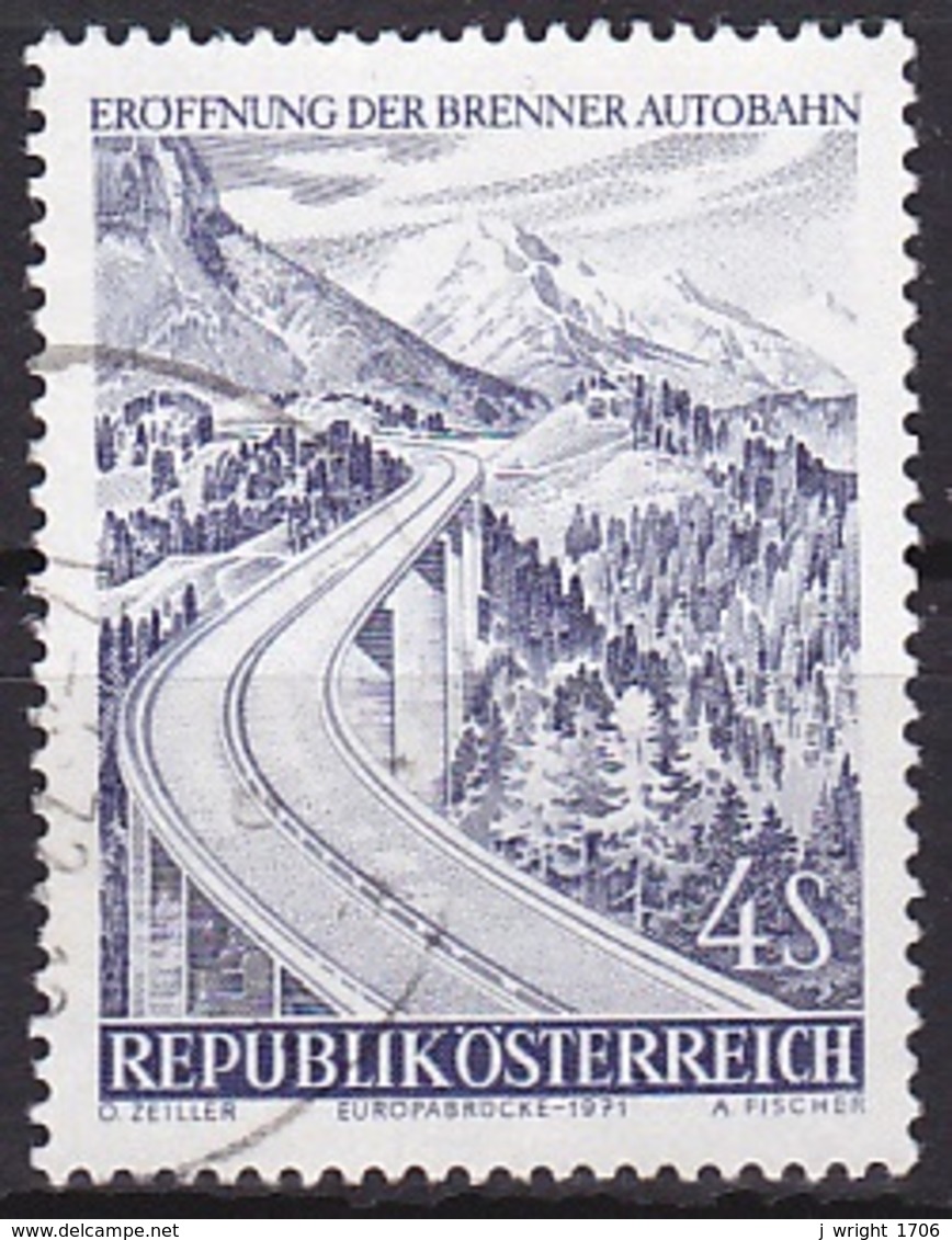 Austria/1971 - Brenner Highway/Brenner Autobahn - 4 S - USED - Oblitérés