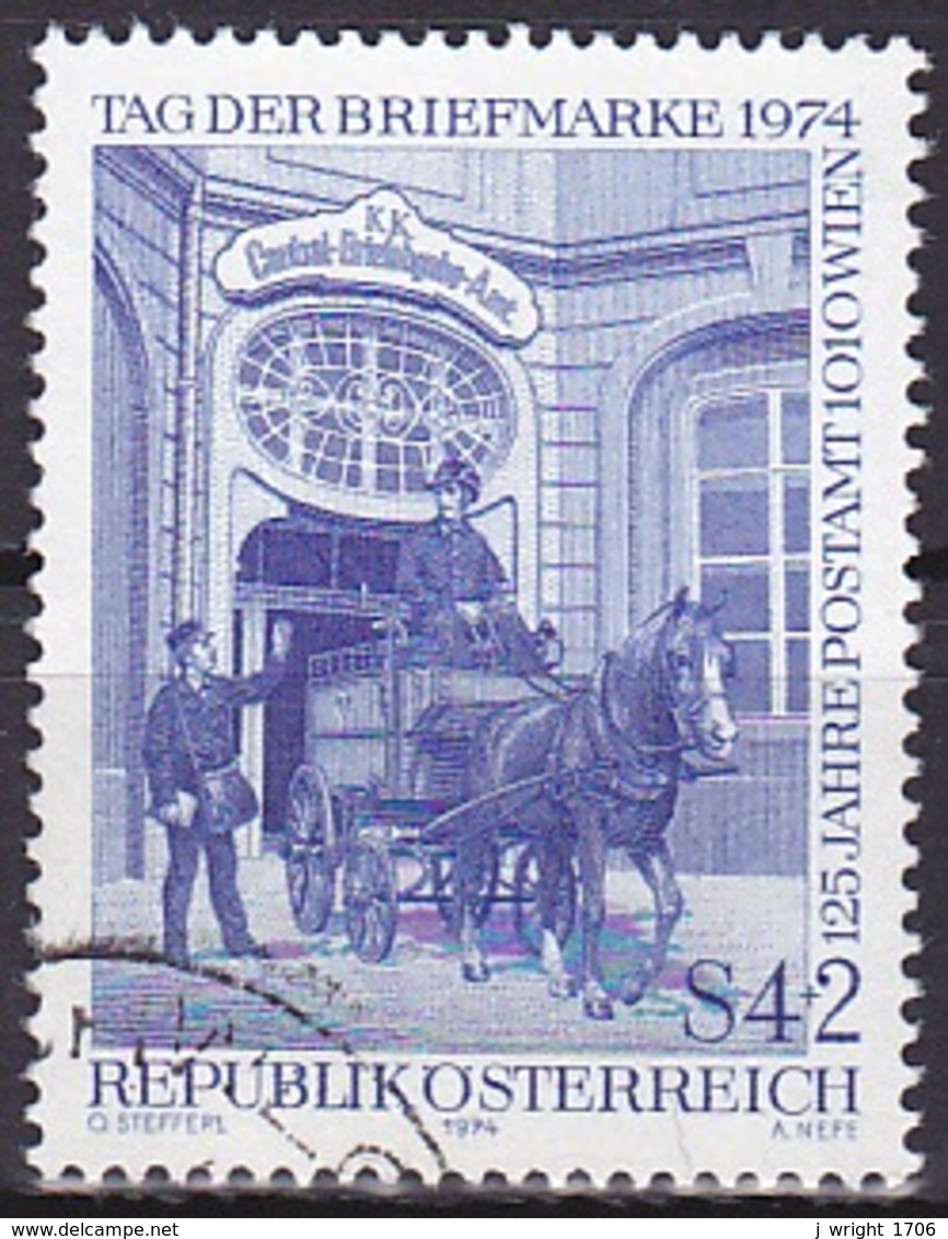 Austria/1974 - Stamp Day/Tag Der Briefmarke - 4 + 1 S - USED - Oblitérés