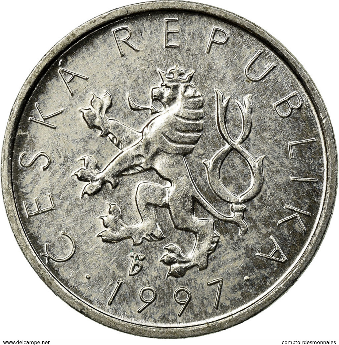 Monnaie, République Tchèque, 10 Haleru, 1997, TTB, Aluminium, KM:6 - Tchéquie