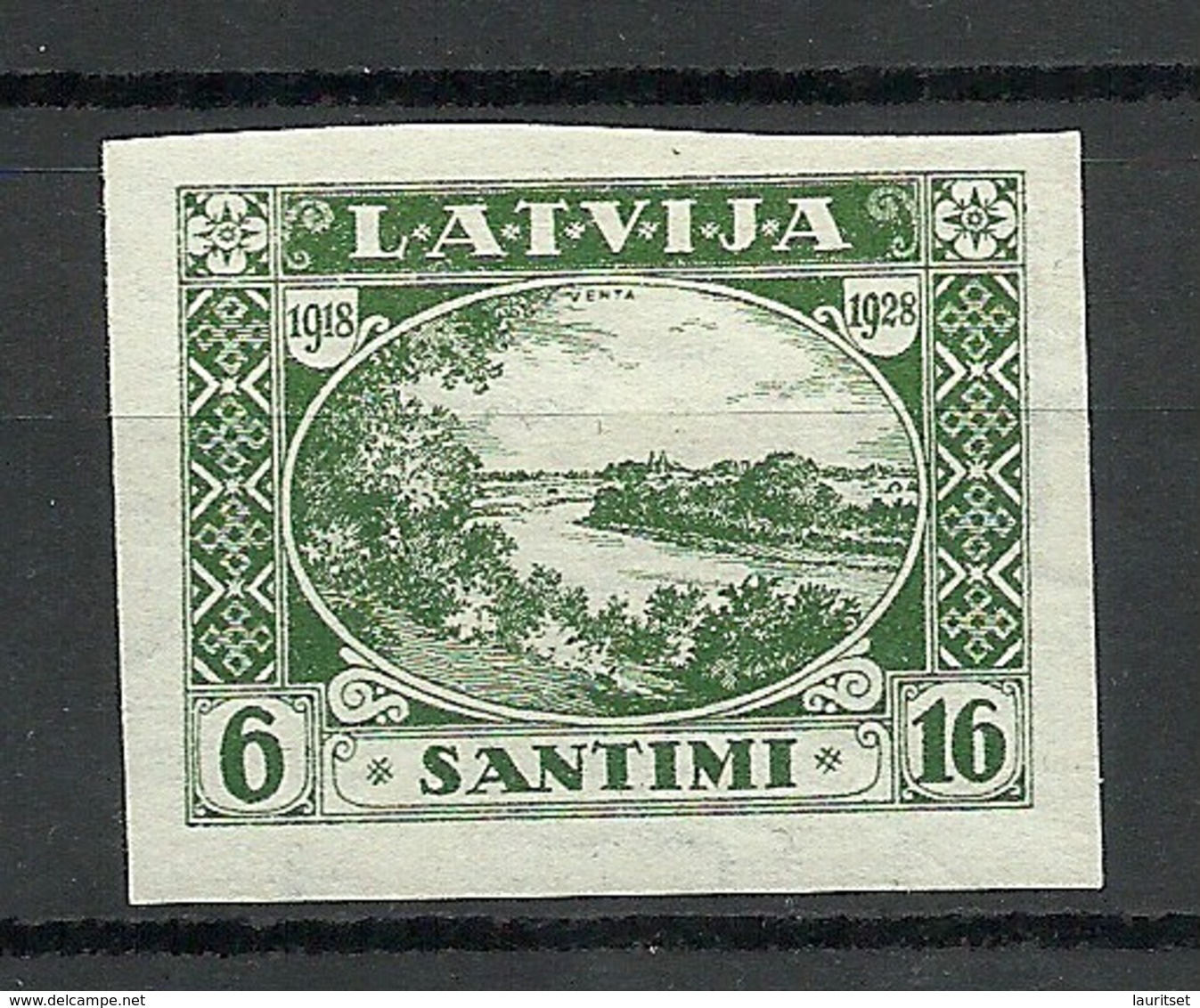 LETTLAND Latvia 1928 Michel 138 B * - Lettonie