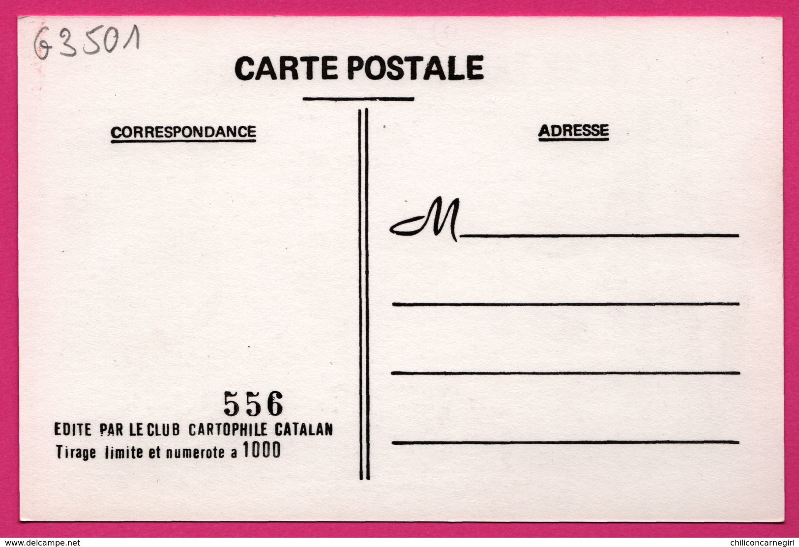 Cp Bourses Et Salons De Collections - Club Cartophile Catalan - Femme - Palais Des Congrès Perpignan - Exposition - 1982 - Sammlerbörsen & Sammlerausstellungen