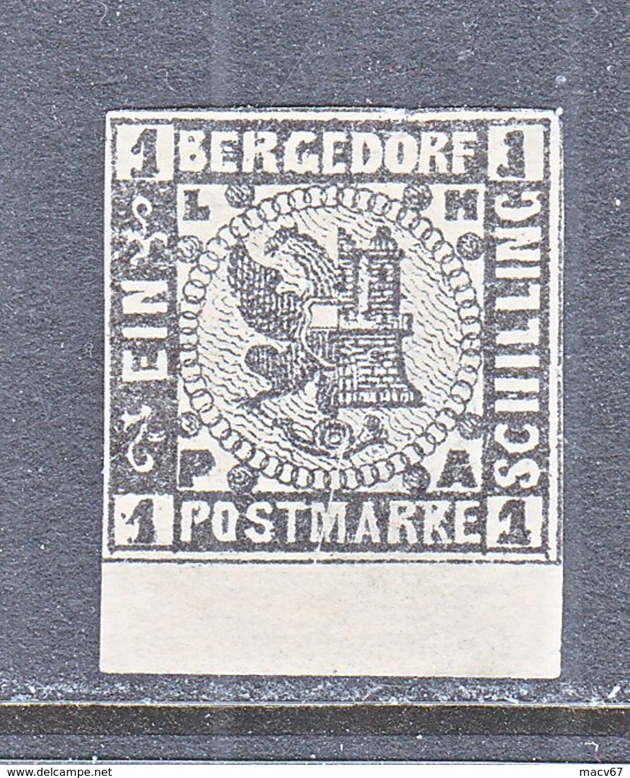 BERGEDORF  2  Reprint  *  No Gum - Bergedorf