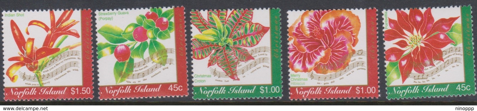 Norfolk Island ASC 764-768 2001 Christmas, Mint Never Hinged - Norfolkinsel