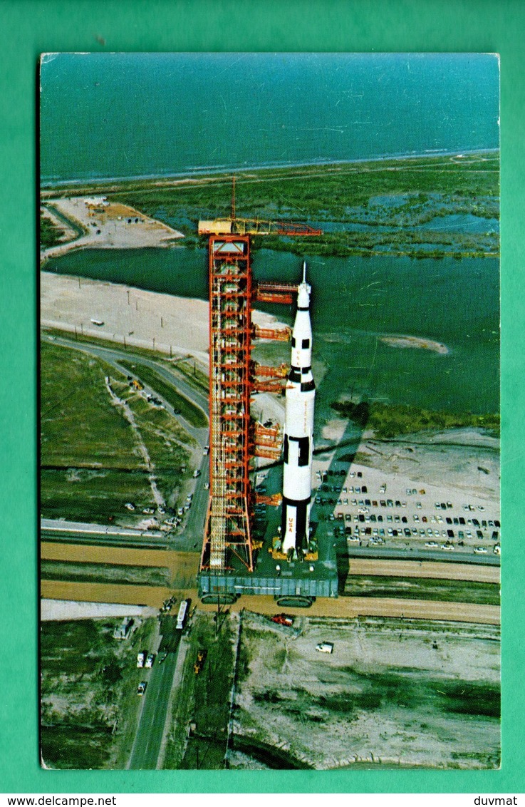 Spae Espace NASA Fusée Apollo Saturn V John Kennedy Space Center ( Format 9cm X 14cm ) - Espace