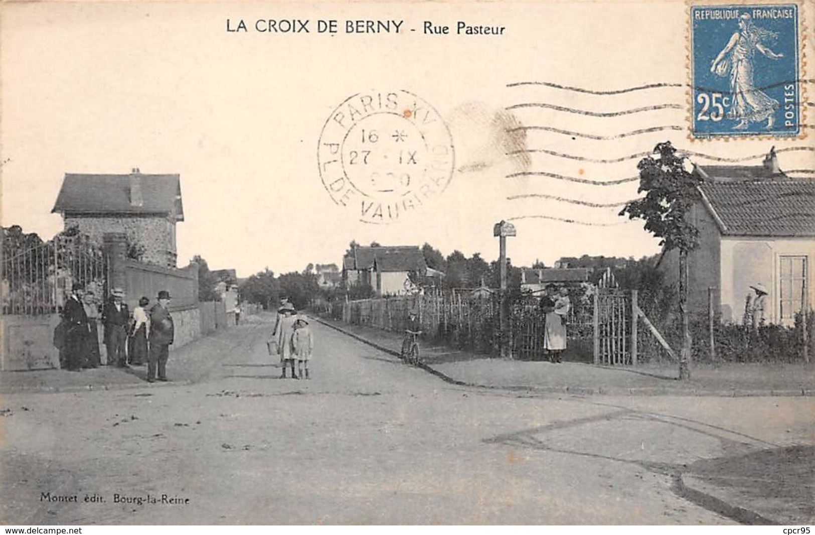 92    .    N° 202920           .             LA CROIX DE BERNY           .               RUE PASTEUR - Autres & Non Classés