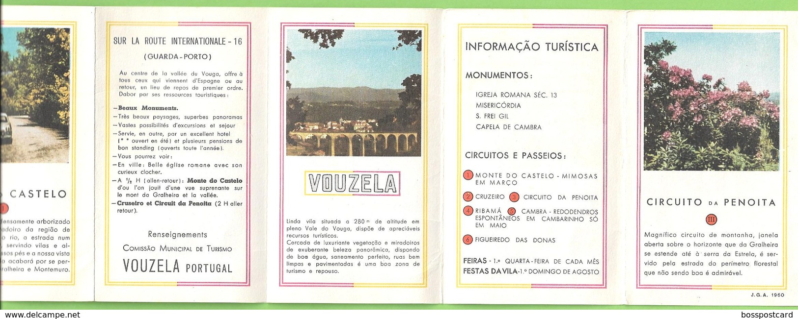 Vouzela - Brochura Turistíca. Viseu. - Dépliants Touristiques