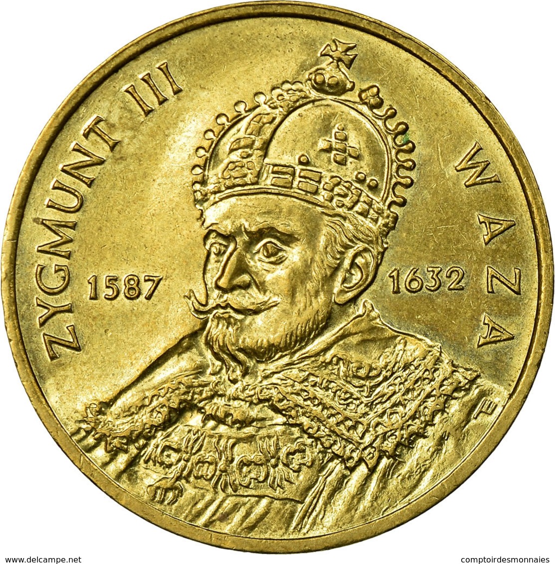 Monnaie, Pologne, Sigismund III (1587-1632), 2 Zlote, 1998, Warsaw, TTB, Laiton - Poland