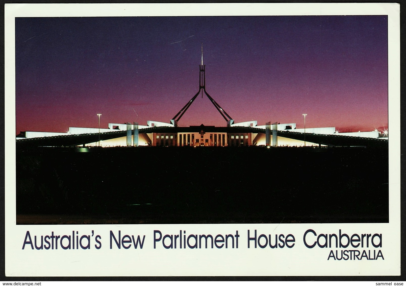 Canberra  -  New Parliament House  -  Große Ansichtskarte Ca. 1992    (groß) - Canberra (ACT)